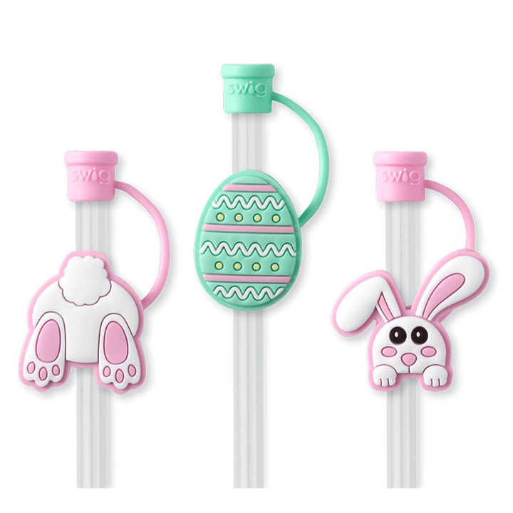 Swig | Bunny Trail Straw Topper Set