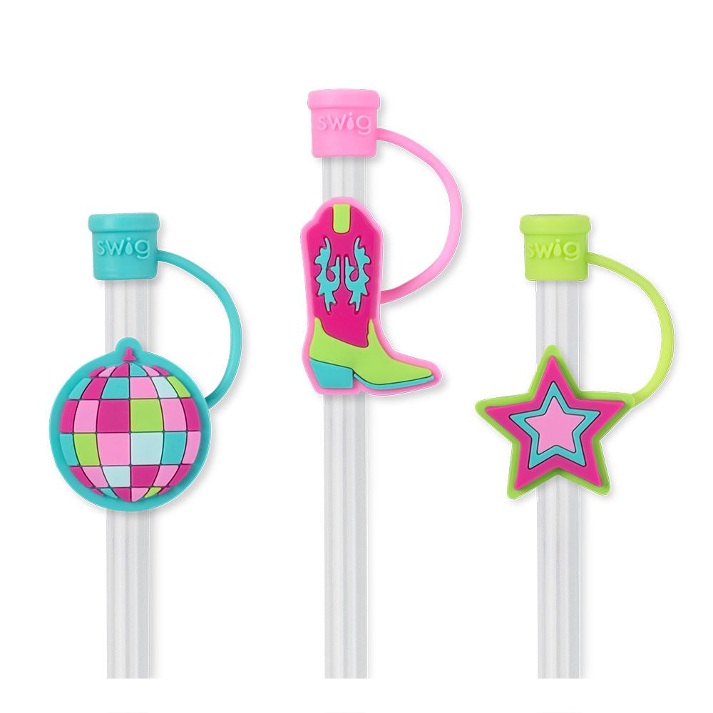 Swig | Disco Cowgirl Straw Topper Set