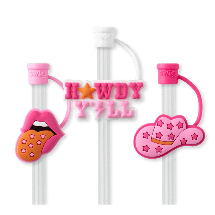 Swig | Howdy Y'all Straw Topper Set