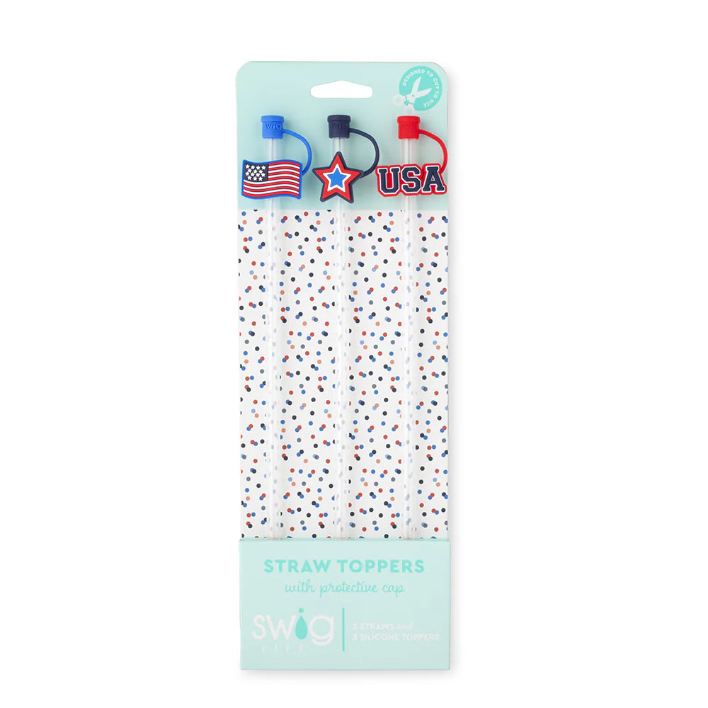 Swig | Oh My Stars Straw Topper Set
