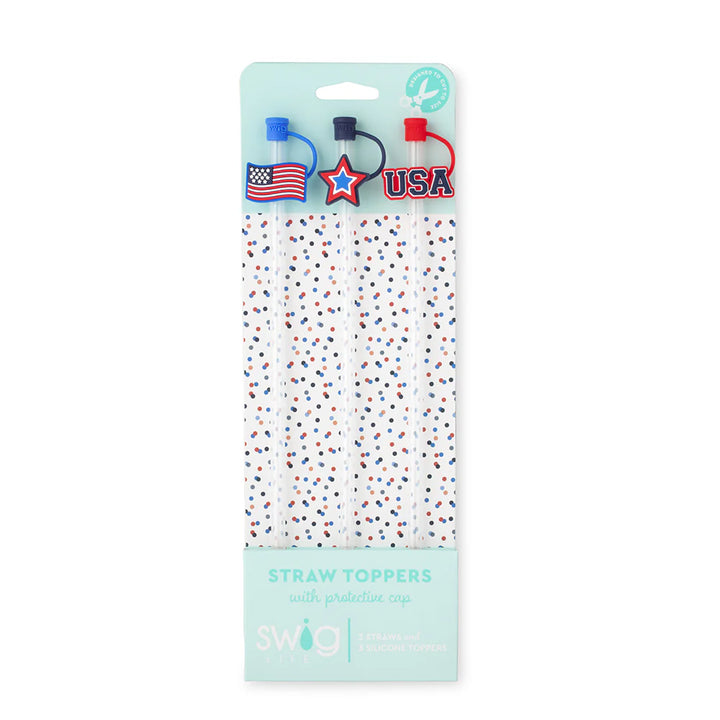 Swig | Oh My Stars Straw Topper Set