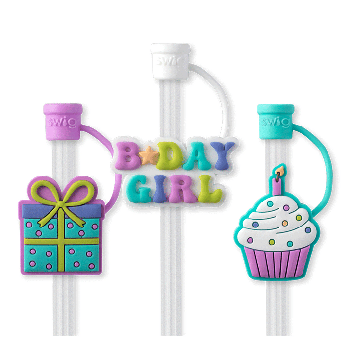Swig | Make a Wish Straw Topper Set