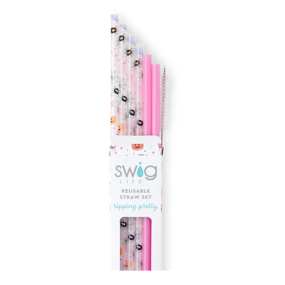 Swig | Sweet and Spooky Reusable Straw Set