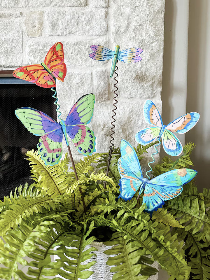 The Round Top Collection | Artful Dragonfly Metal Garden Stakes
