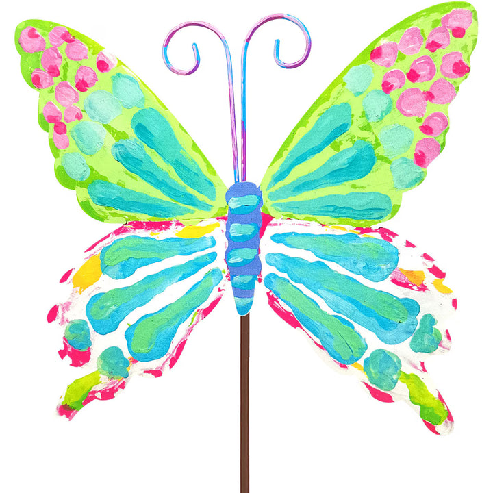 The Round Top Collection | Fanciful Butterfly Metal Garden Stake