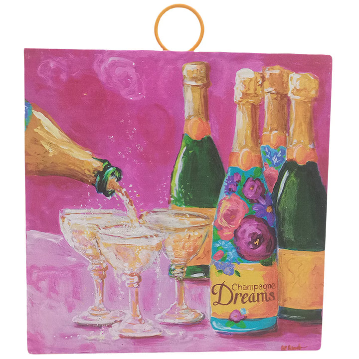 The Round Top Collection | Mini Gallery Art Hamilton Champagne Dreams in Pink