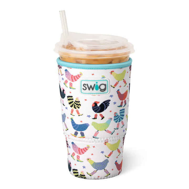 Swig | Funky Chicken Large Iced Cup Coolie