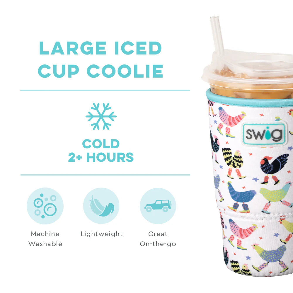 Swig | Funky Chicken Large Iced Cup Coolie