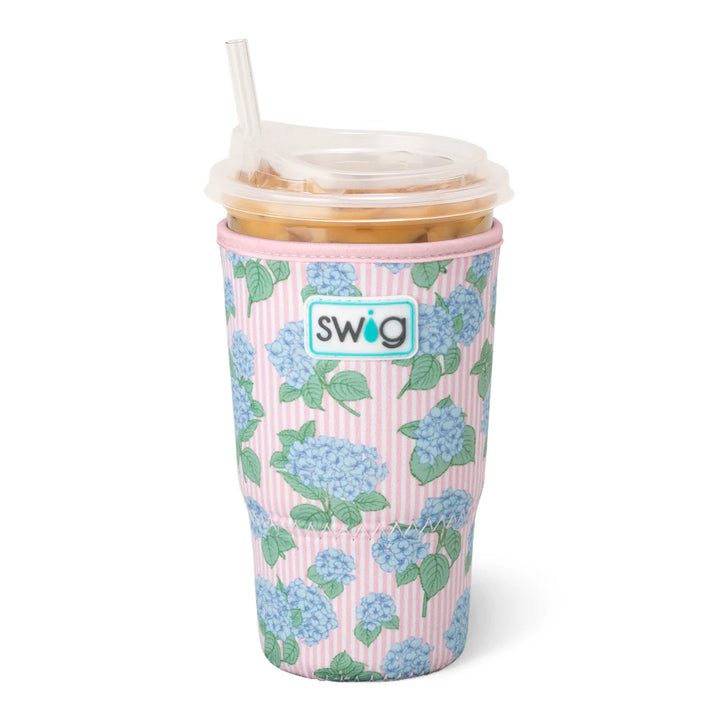 Swig | Hydrangeas Large Iced Cup Coolie