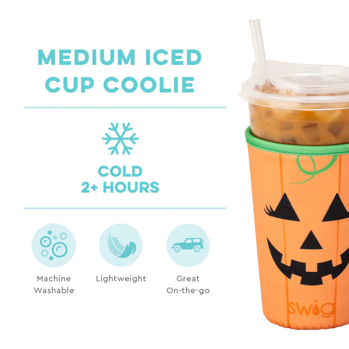 Swig | Boo Crew Pumpkin Medium Iced Cup Coolie