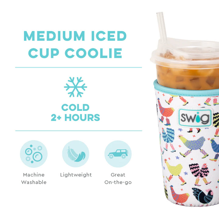 Swig | Funky Chicken Medium Iced Cup Coolie
