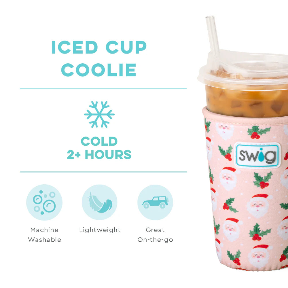 Swig | Holly Jolly Medium Iced Cup Coolie