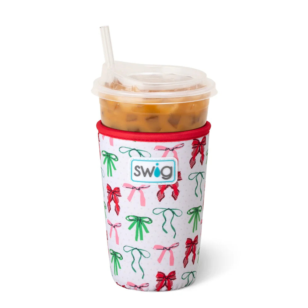 Swig | Ribbons and Bows Medium Iced Cup Coolie