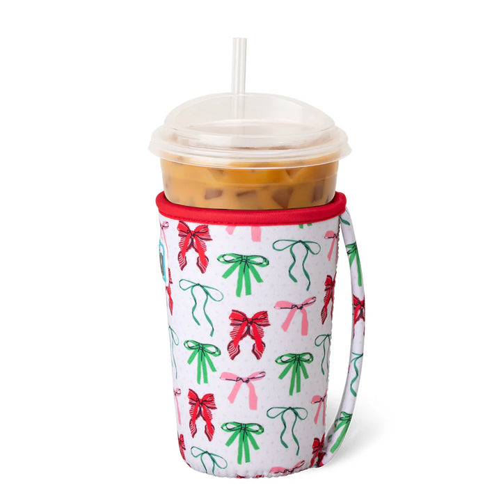Swig | Ribbons and Bows Medium Iced Cup Coolie