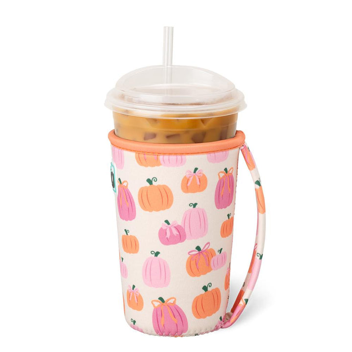 Swig | Pumpkins and Bows Medium Iced Cup Coolie