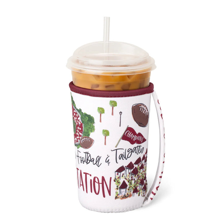 Swig | Saturdays in College Station Medium Iced Cup Coolie