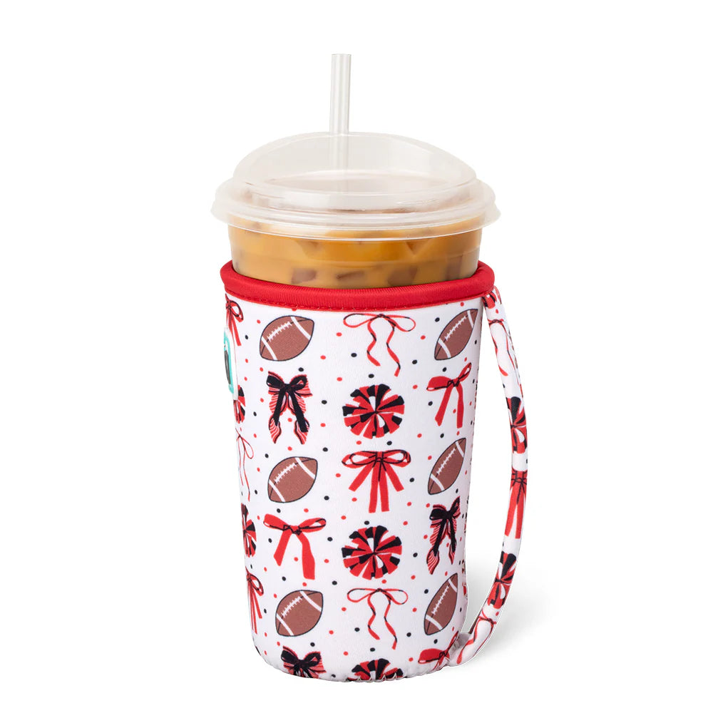 Swig | We've Got Spirit Black and Red Medium Iced Cup Coolie