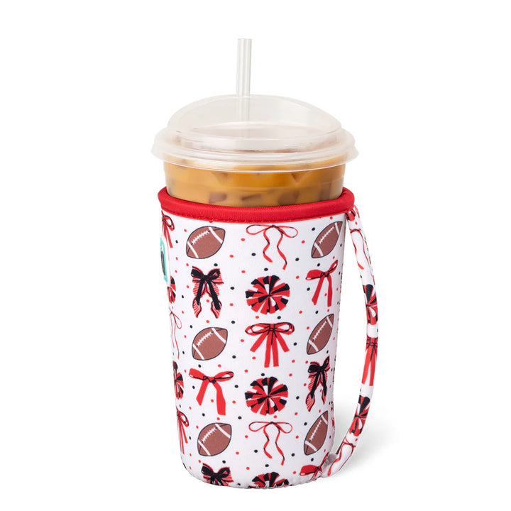 Swig | We've Got Spirit Black and Red Medium Iced Cup Coolie