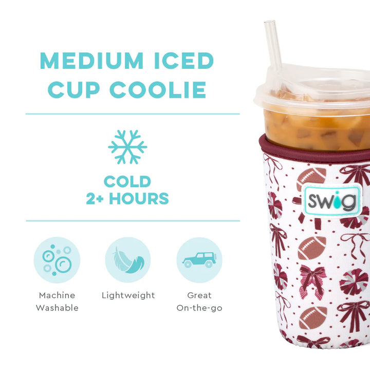 Swig | We've Got Spirit Maroon Medium Iced Cup Coolie