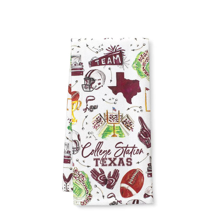 Swig | Tailgates in College Station Tea Towel