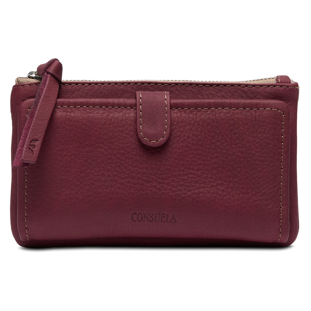 Consuela | Plum Slim Wallet