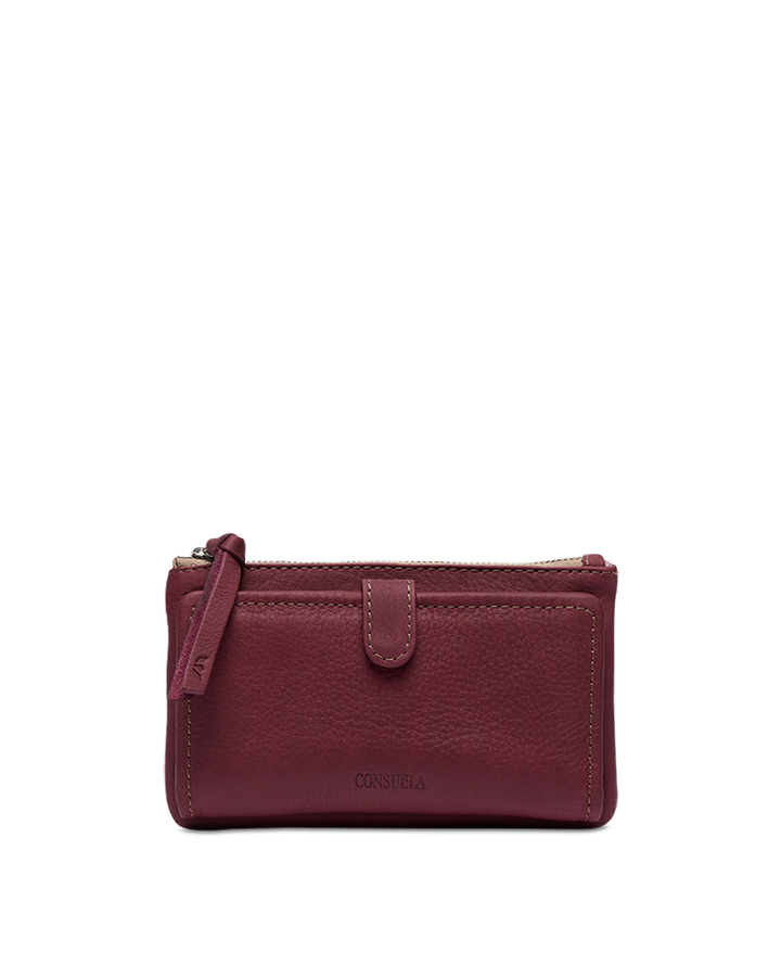 Consuela | Plum Slim Wallet