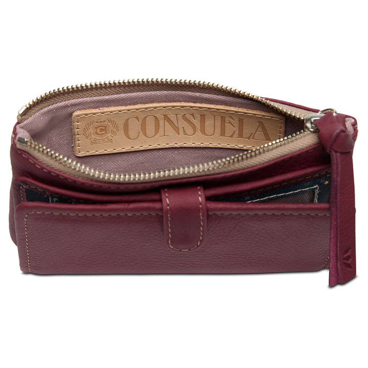 Consuela | Plum Slim Wallet