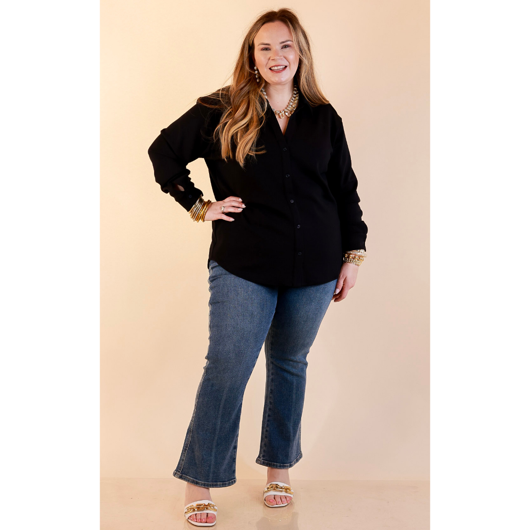 SPANX | AirEssentials Button Down Top in Black