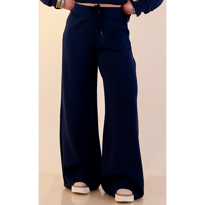 SPANX | AirEssentials Wide Leg Pant in Timeless Navy