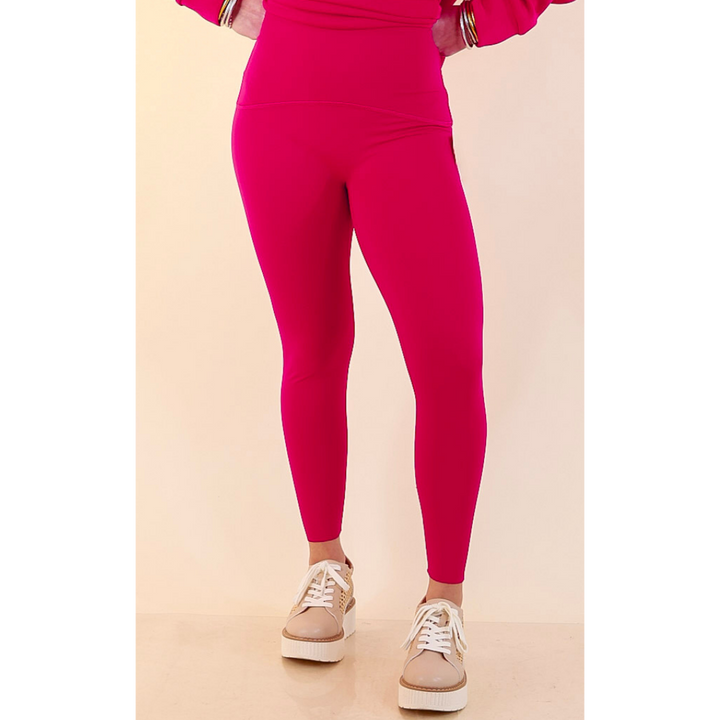 SPANX | Booty Boost® Performance and Shaping 7/8 Leggings in Fuchsia Pink