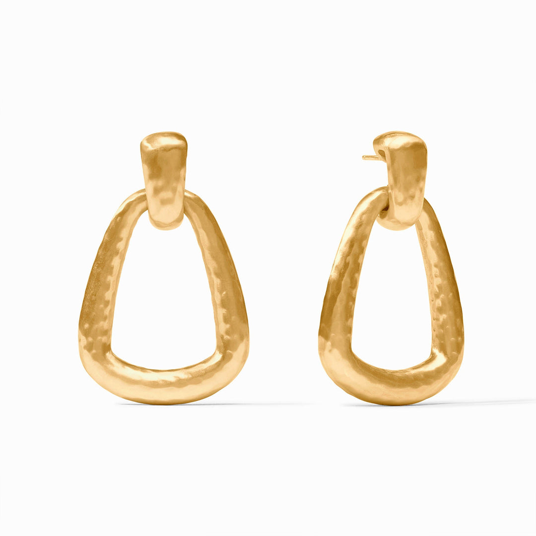 Julie Vos | Sahara Doorknocker Earrings in Gold