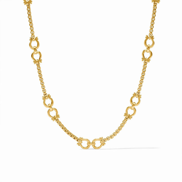 Julie Vos | Saratoga Demi Link Necklace in Gold