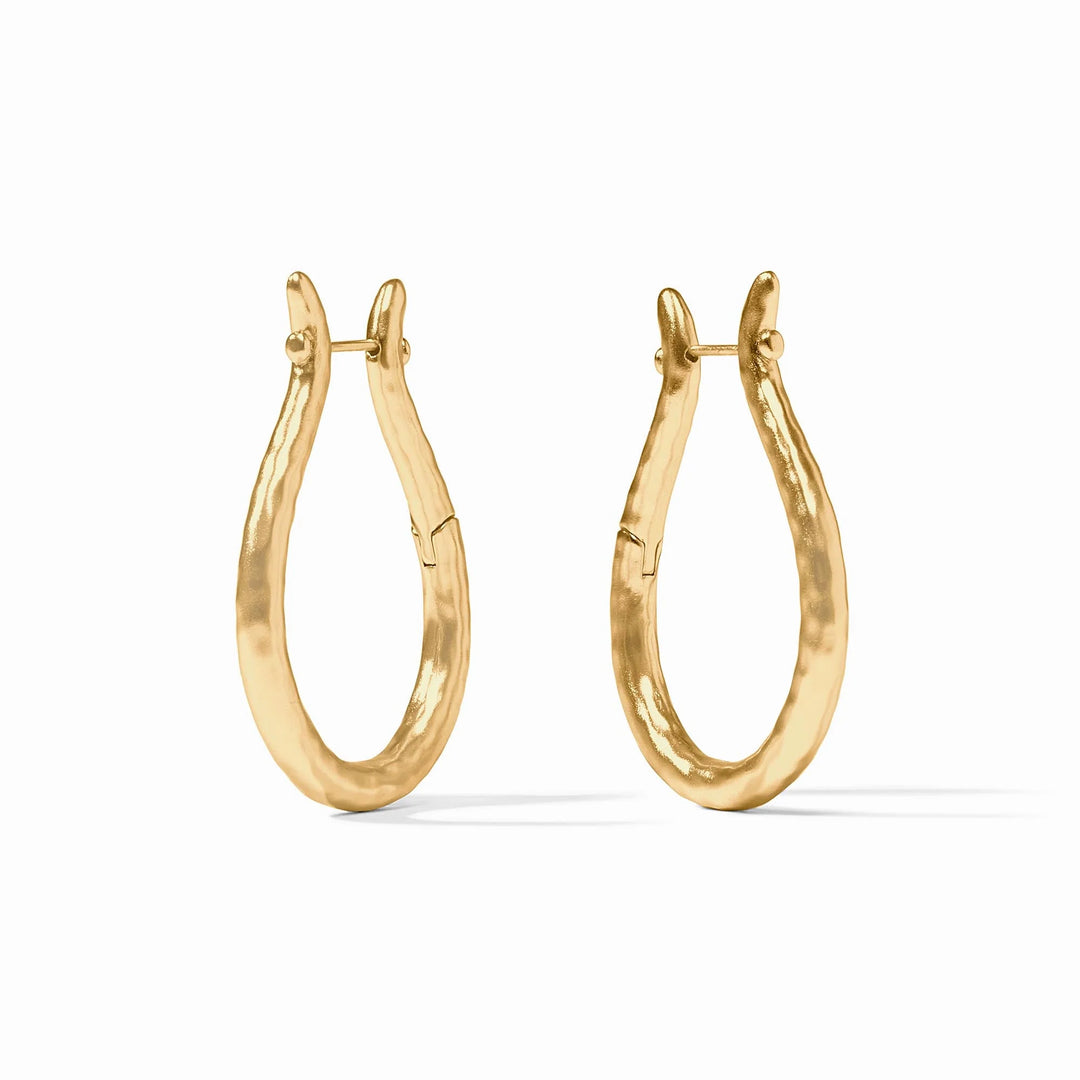 Julie Vos | Saratoga Hoop Earrings in Gold