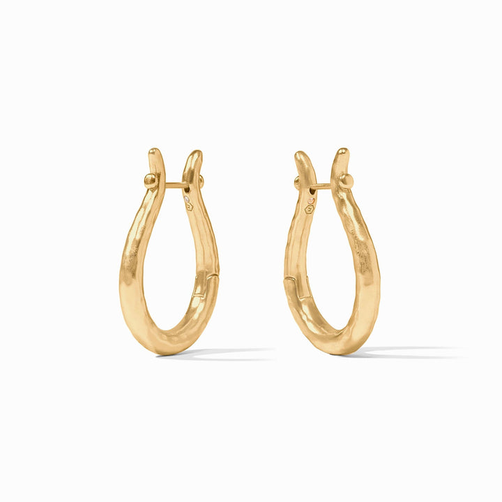 Julie Vos | Saratoga Hoop Earrings in Gold