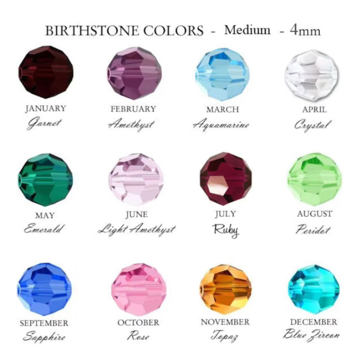 Beaded Blondes | Birthstone Swarovski Crystal Bracelet - Giddy Up Glamour Boutique