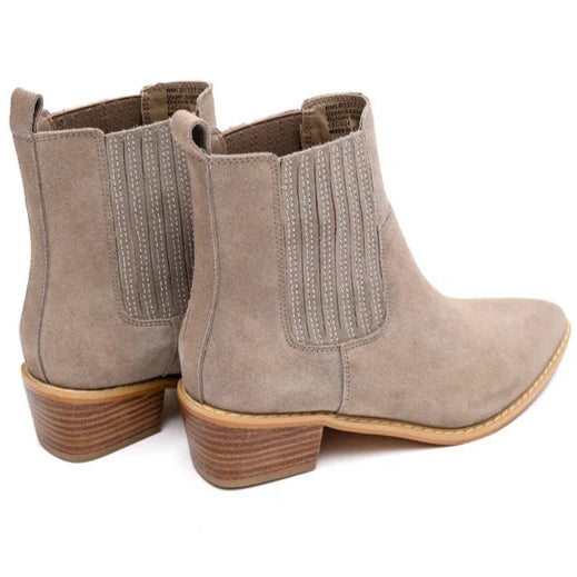 Online Exclusive | Leonor Suede Ankle Boot in Taupe