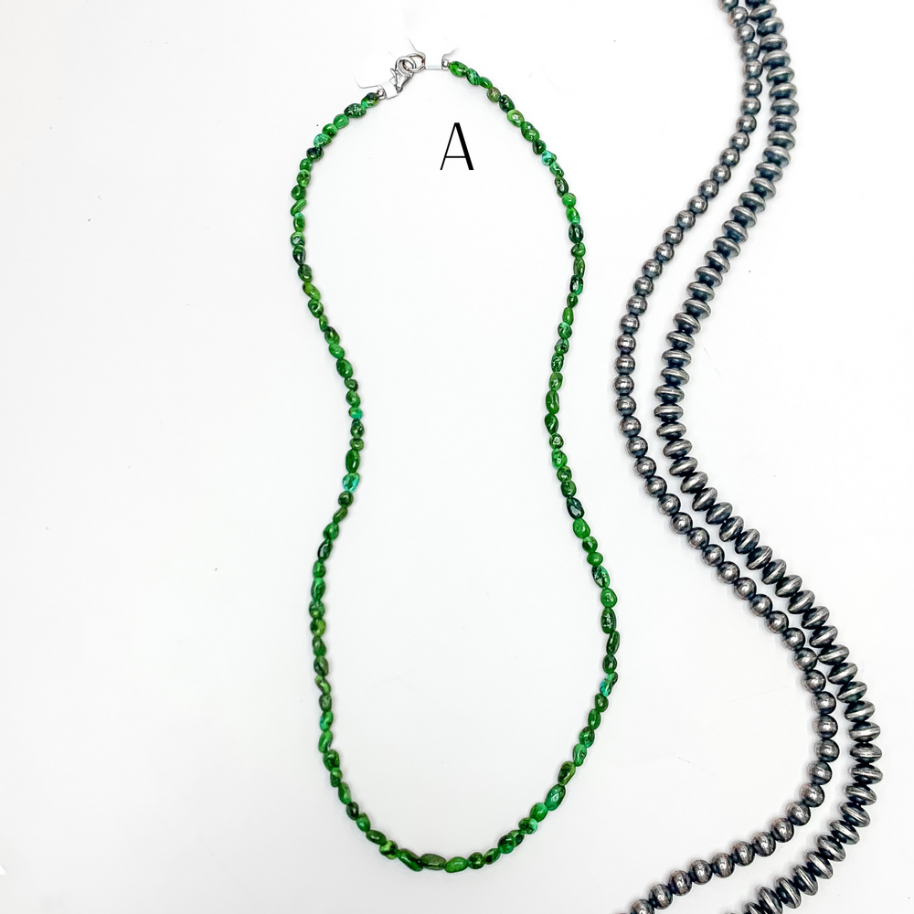 Corina Smith | Navajo Handmade 20"  Sonoran Gold Turquoise Nugget Necklace - Giddy Up Glamour Boutique