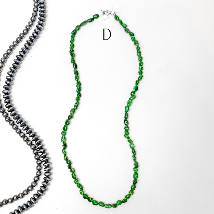 Corina Smith | Navajo Handmade 20"  Sonoran Gold Turquoise Nugget Necklace - Giddy Up Glamour Boutique