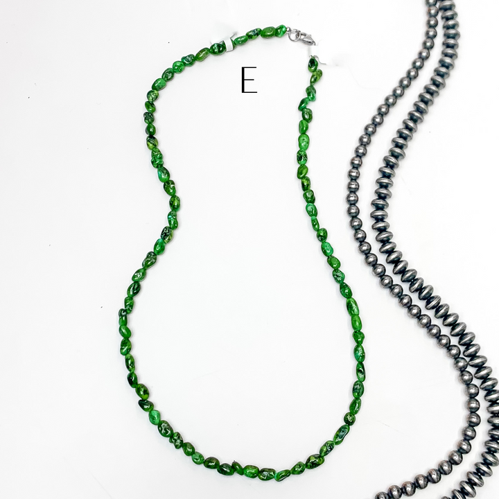 Corina Smith | Navajo Handmade 20"  Sonoran Gold Turquoise Nugget Necklace - Giddy Up Glamour Boutique