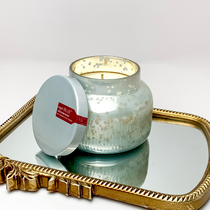 Capri Blue | 19 oz. Mercury Etched Signature Jar Candle | Various Scents - Giddy Up Glamour Boutique