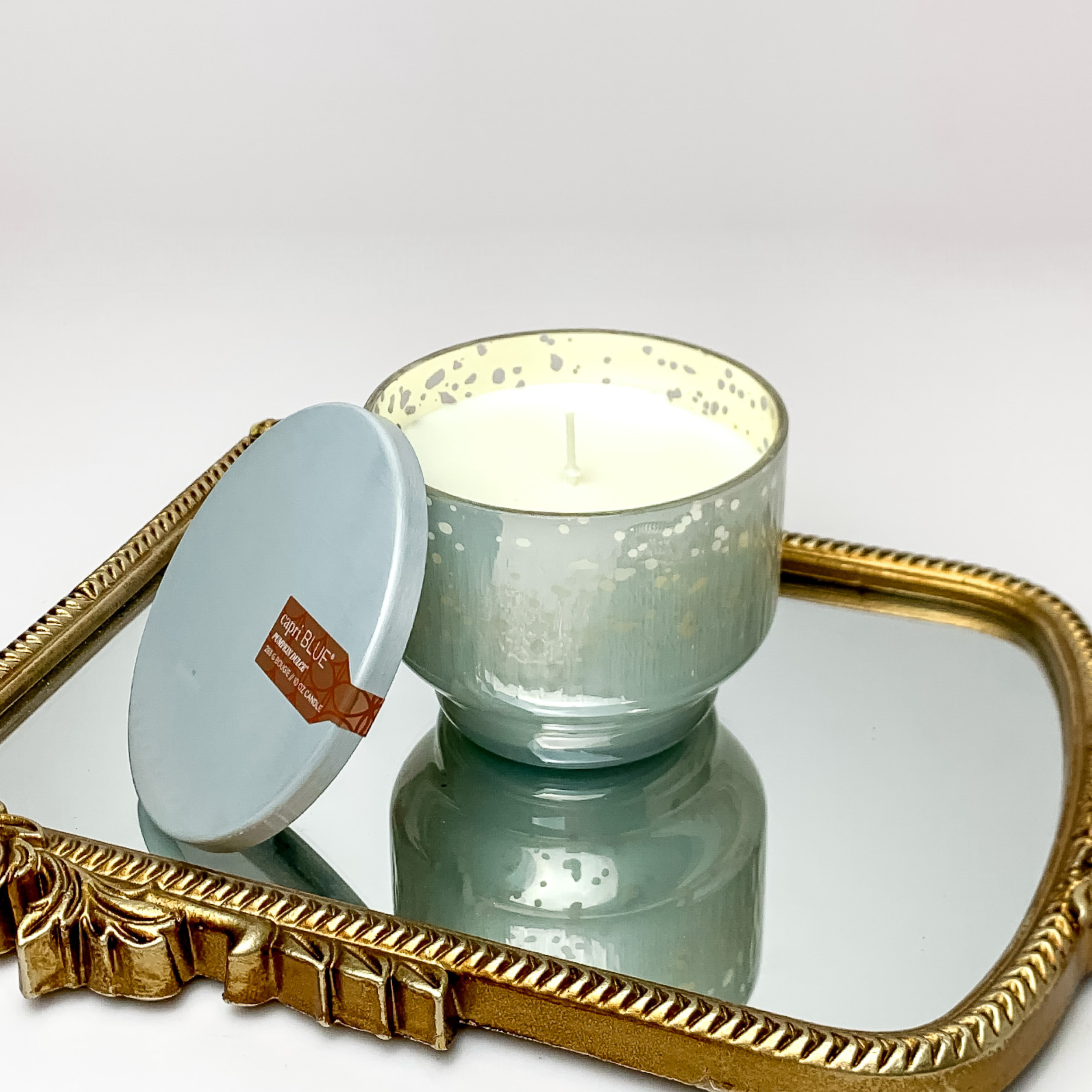 Capri Blue | 10 oz. Mercury Etched Inverted Jar Candle | Various Scents