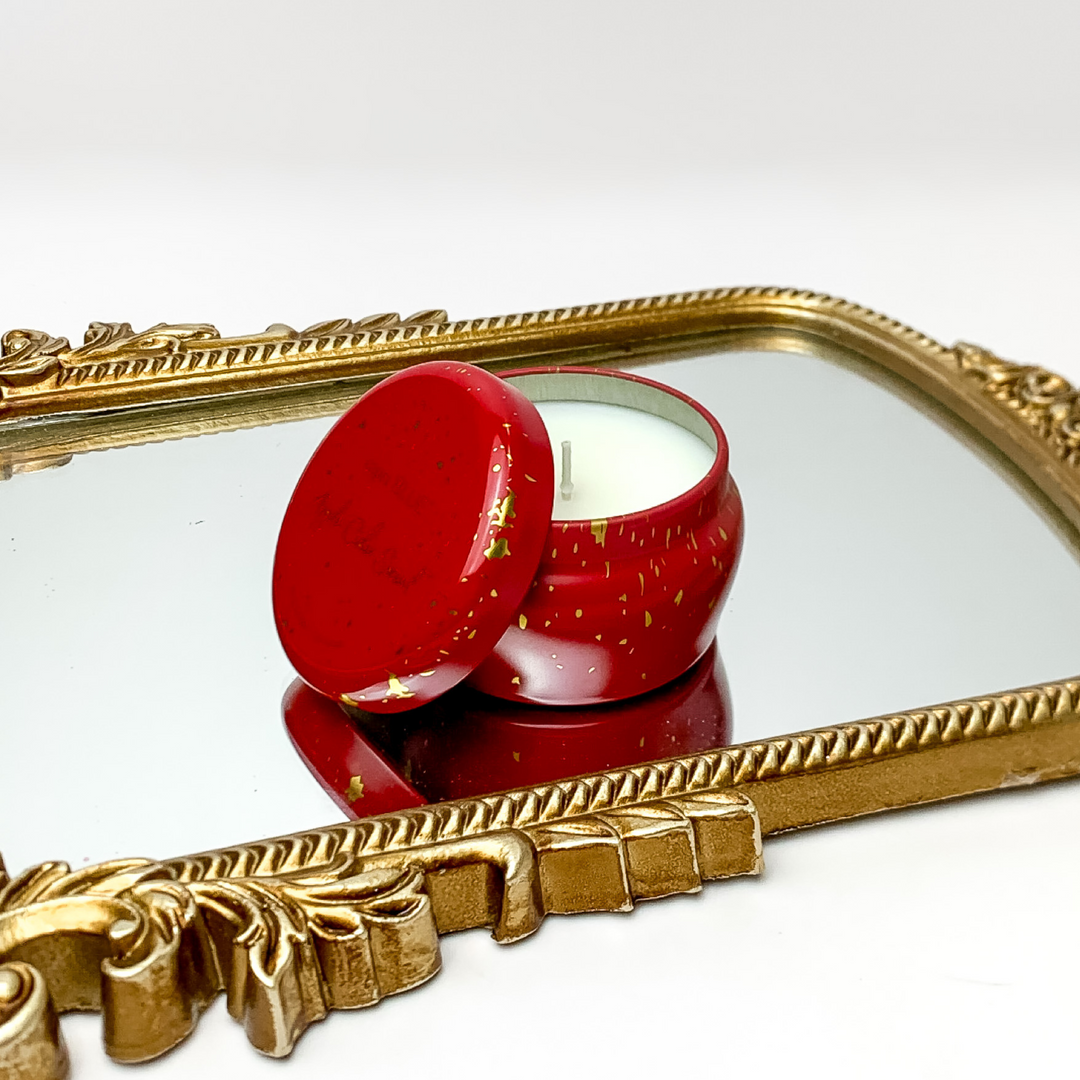 Capri Blue | 3 oz. Mini Tin Candle in Glimmer | Apple Cider Social - Giddy Up Glamour Boutique