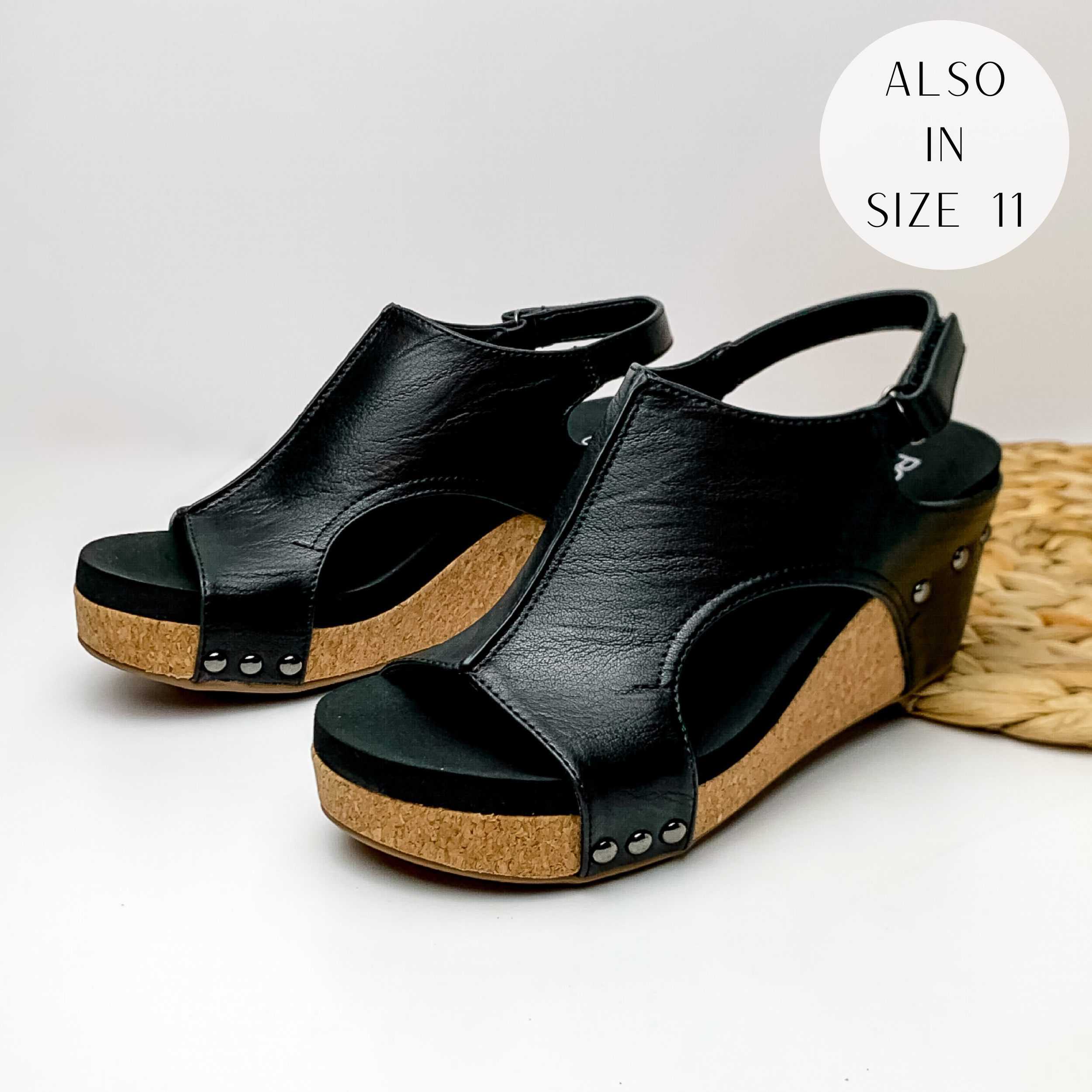 Corkys | Carley Wedge Sandal in Brown Suede Croco | All That Glitters