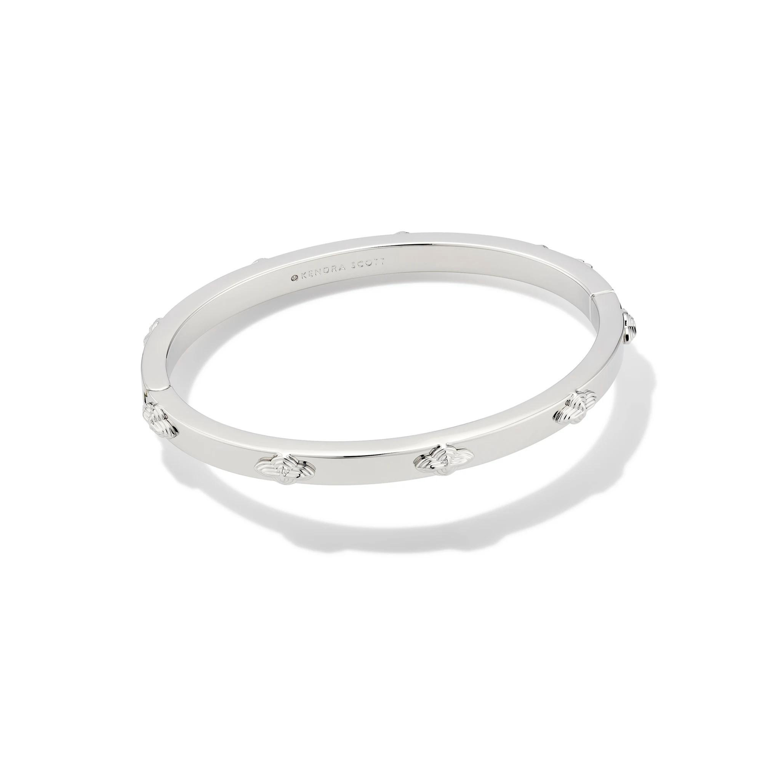 Kendra Scott | Abbie Metal Bangle Bracelet in Silver - Giddy Up Glamour Boutique