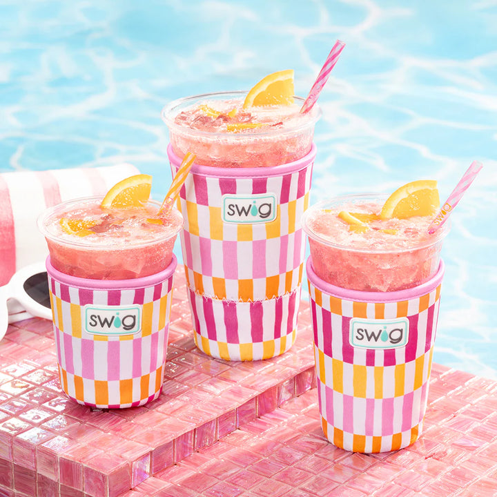 Swig | Sherbet Stripe Medium Iced Cup Coolie