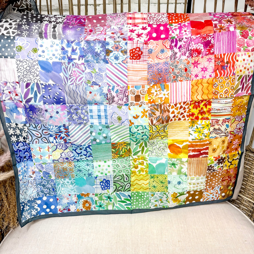 XOXO Art & Co | Vintage Feedsack Shorty Wild Rag - Giddy Up Glamour Boutique