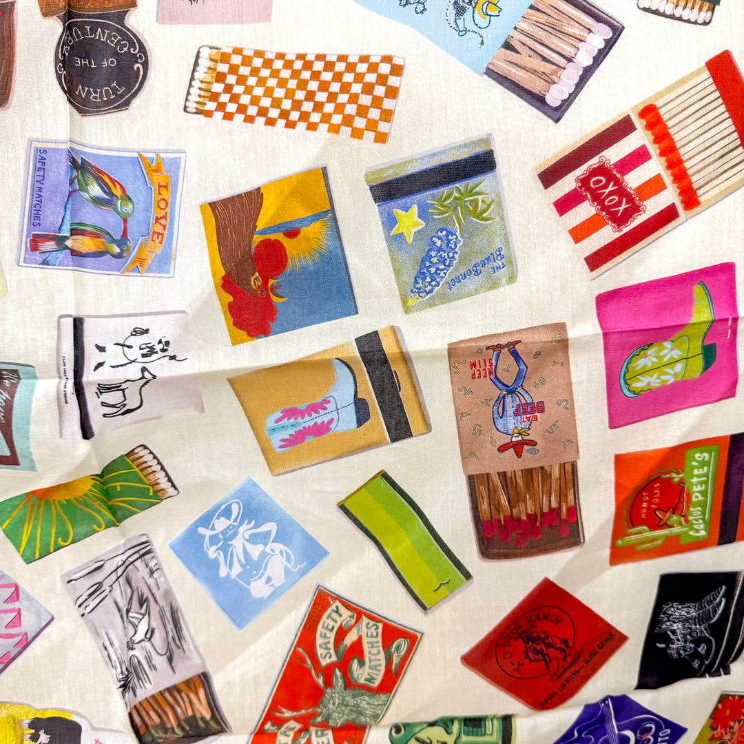 XOXO Art & Co | Matchbooks Shorty Wild Rag - Giddy Up Glamour Boutique