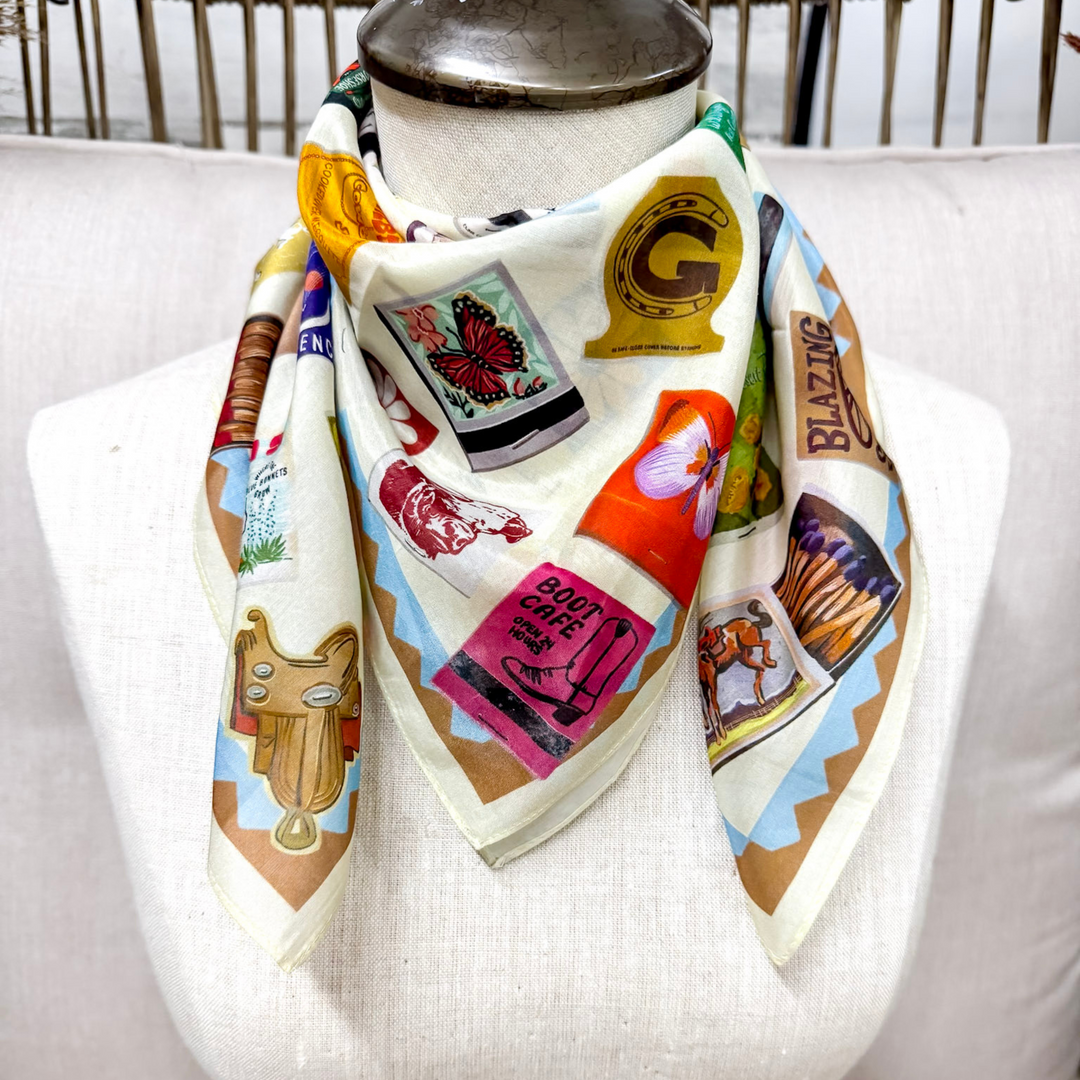 XOXO Art & Co | Matchbooks Shorty Wild Rag - Giddy Up Glamour Boutique