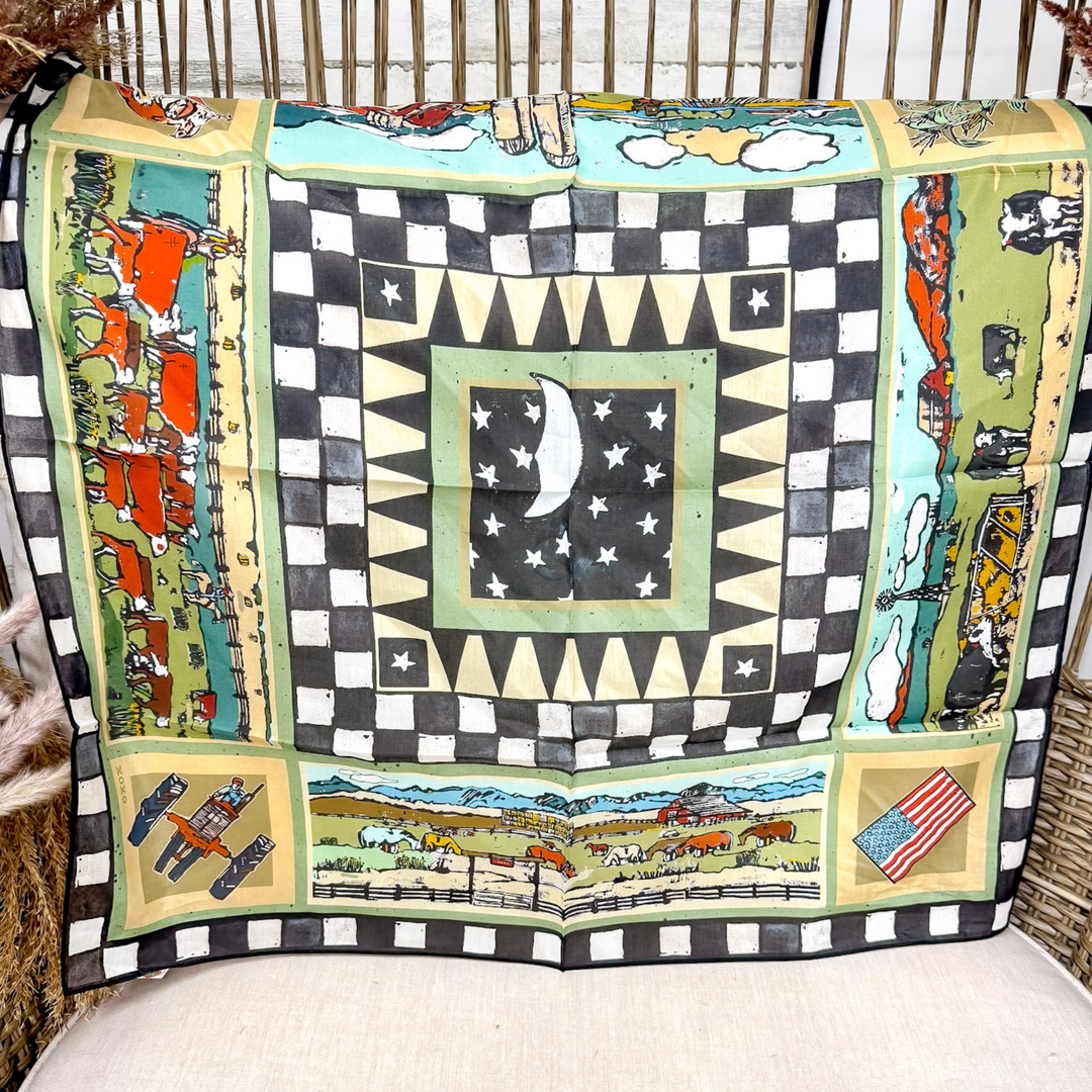 XOXO Art & Co | Americana Shorty Wild Rag - Giddy Up Glamour Boutique