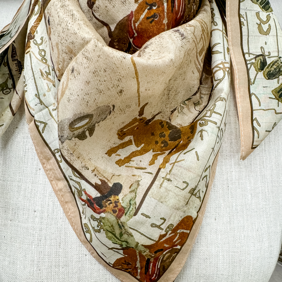 XOXO Art & Co | Grandpa's Wallpaper Shorty Wild Rag - Giddy Up Glamour Boutique